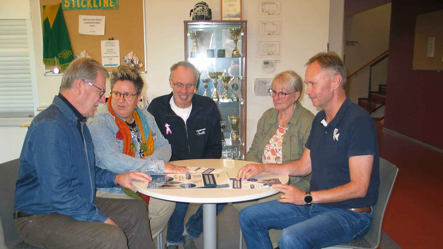 Esko Antikainen, Jill Karlsson, Ben Johansson, Merja Keijonen och Bo-Eric Ahlgren.