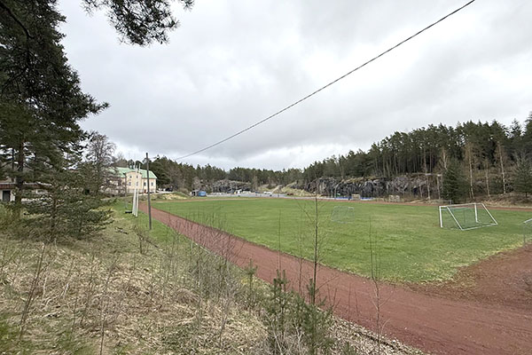 Idrottsplanen i Dalsbruk kommer att vara tävlingens centrum